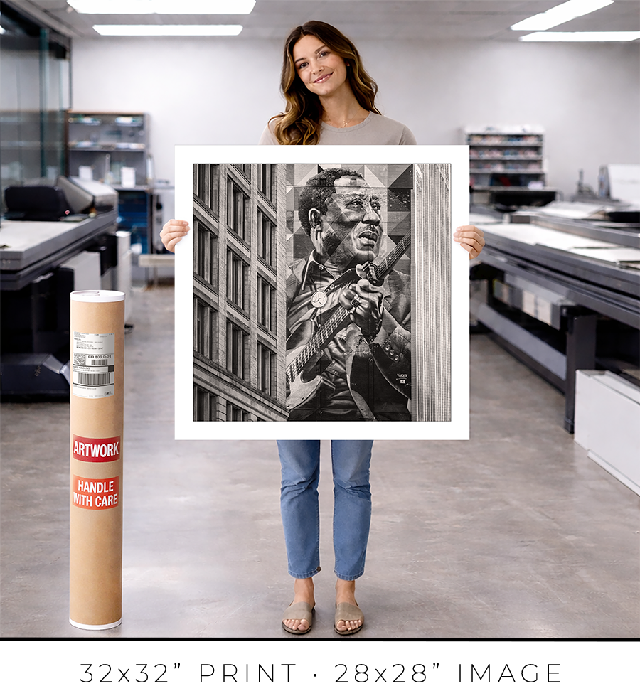 Muddy Waters Mural - Igor Menaker Fine Art Photography