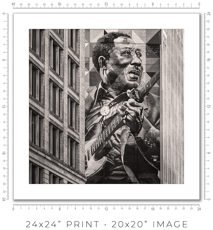 Muddy Waters Mural - Igor Menaker Fine Art Photography