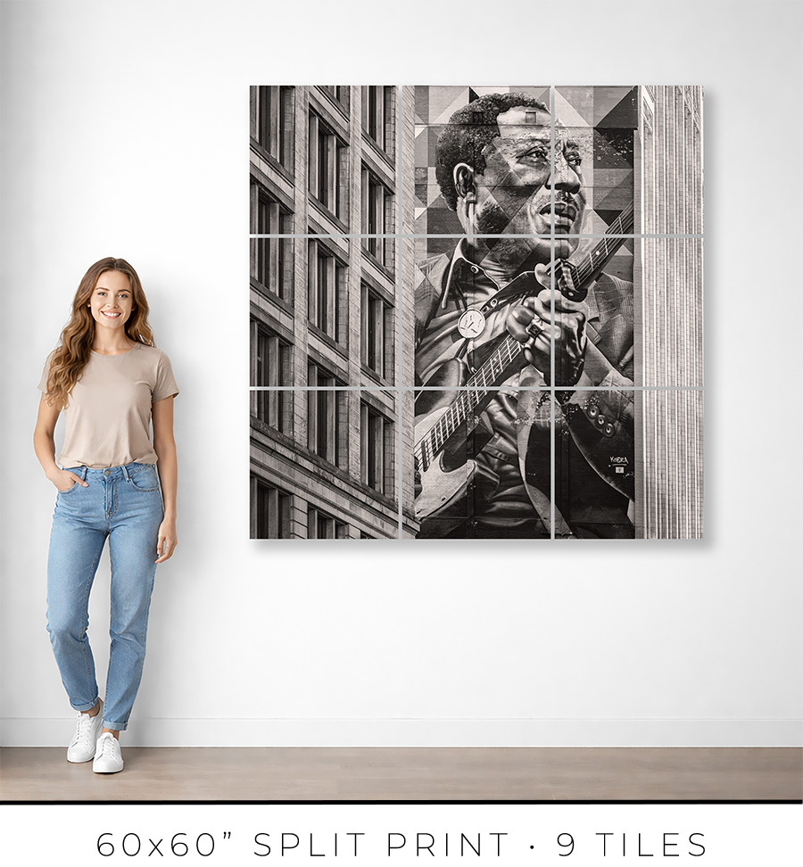 Muddy Waters Mural - Igor Menaker Fine Art Photography