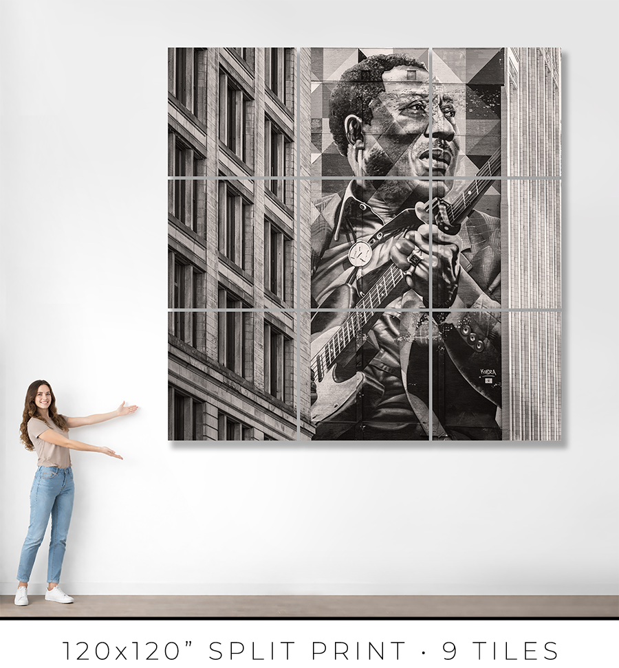 Muddy Waters Mural - Igor Menaker Fine Art Photography