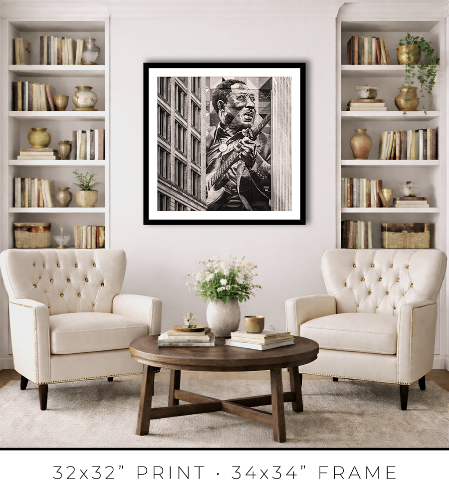 Muddy Waters Mural - Igor Menaker Fine Art Photography