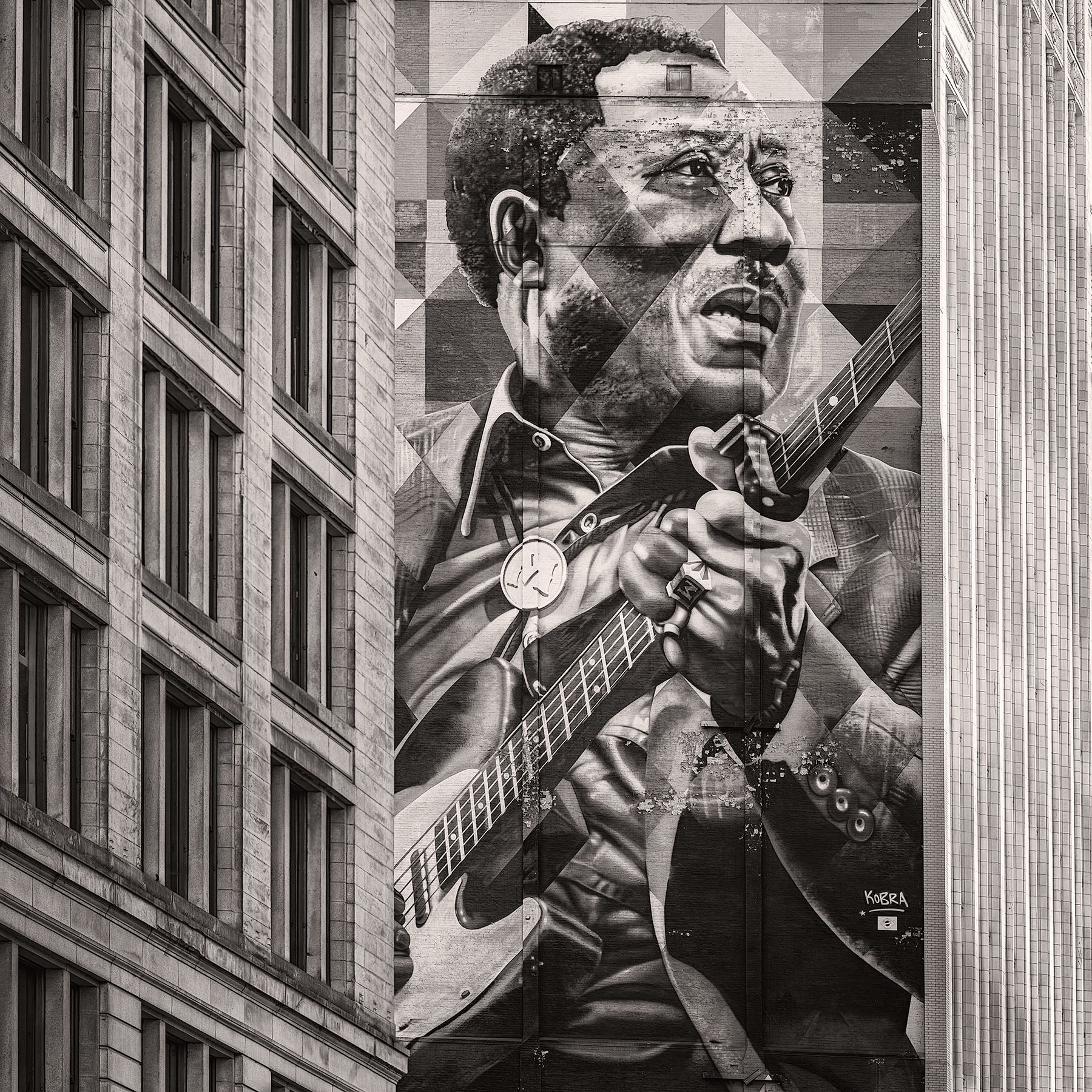 Muddy Waters Mural - Igor Menaker Fine Art Photography
