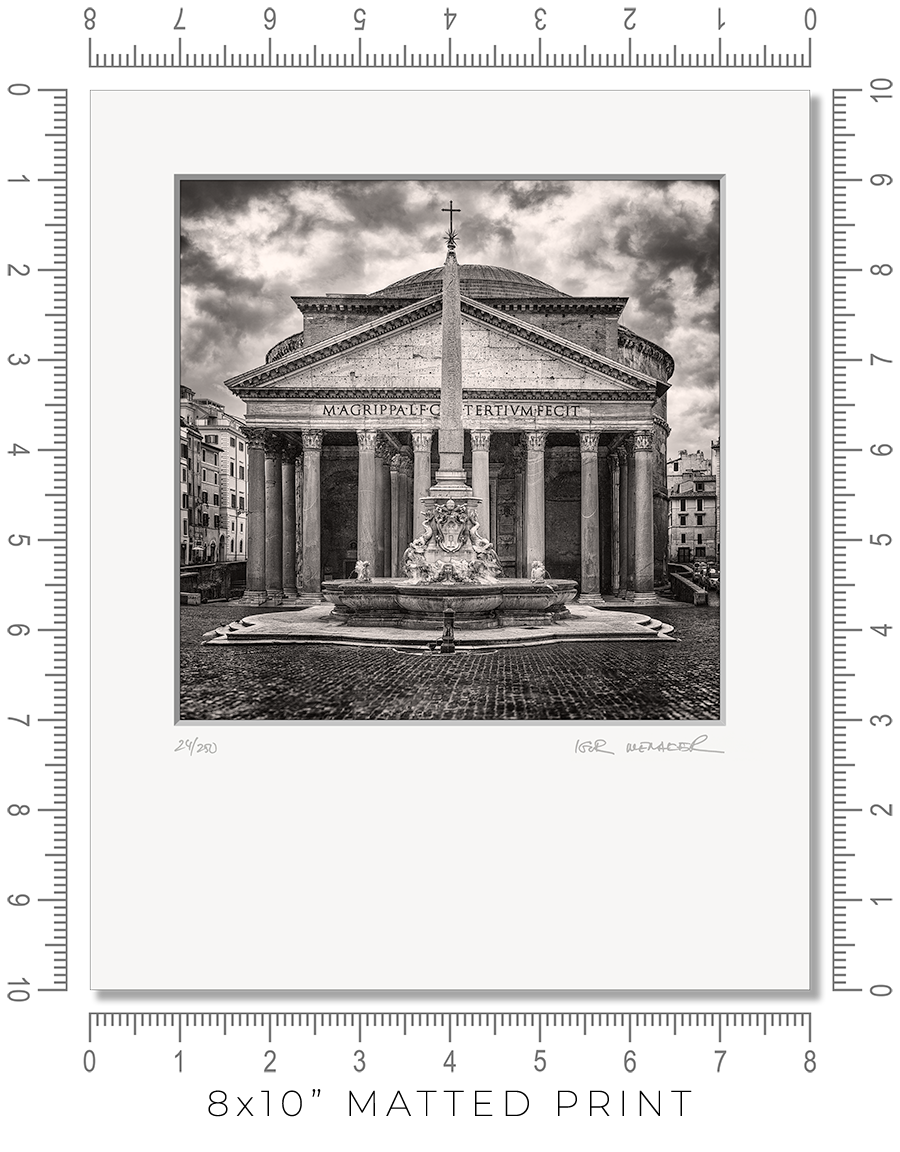 Pantheon at Dawn - Igor Menaker Fine Art Photography