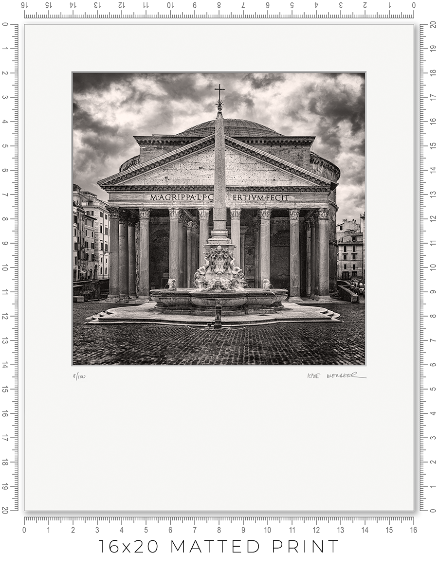 Pantheon at Dawn - Igor Menaker Fine Art Photography