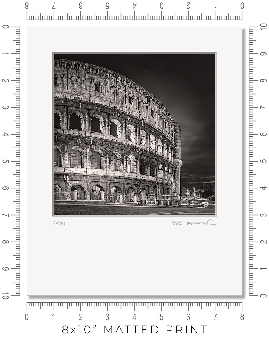Piazza del Colosseo in Rome - Igor Menaker Fine Art Photography