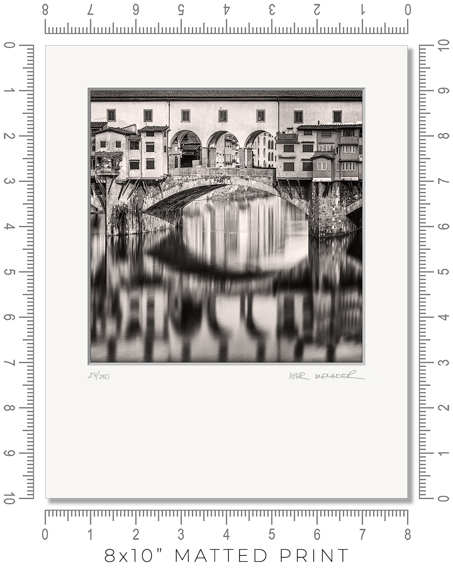 Ponte Vecchio Reflection - Igor Menaker Fine Art Photography