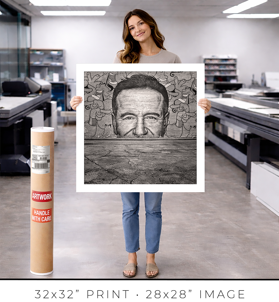 Robin Williams Mural - Igor Menaker Fine Art Photography