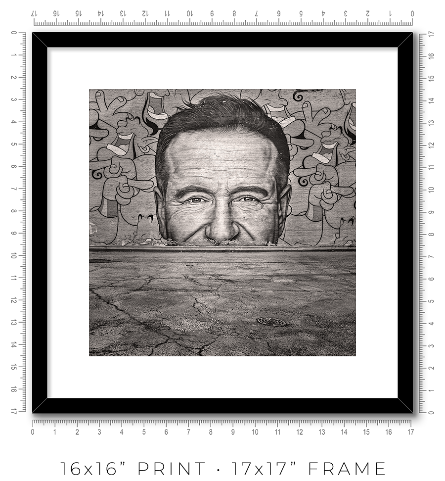 Robin Williams Mural - Igor Menaker Fine Art Photography