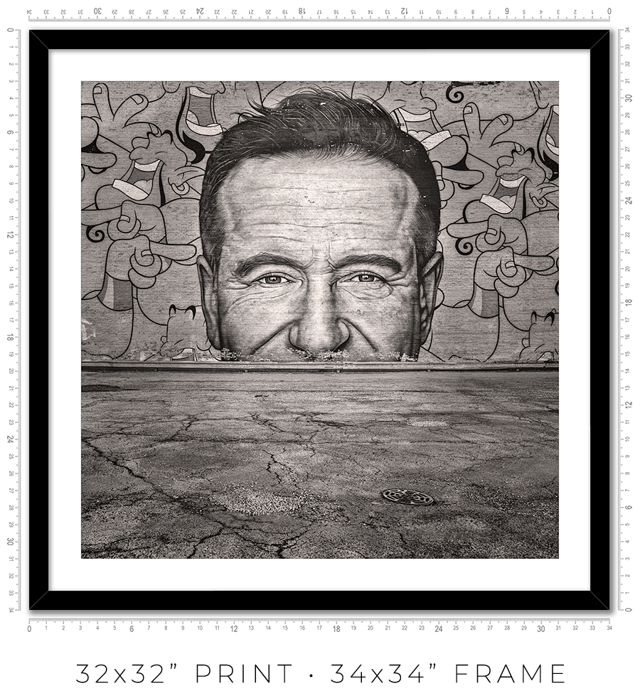 Robin Williams Mural - Igor Menaker Fine Art Photography