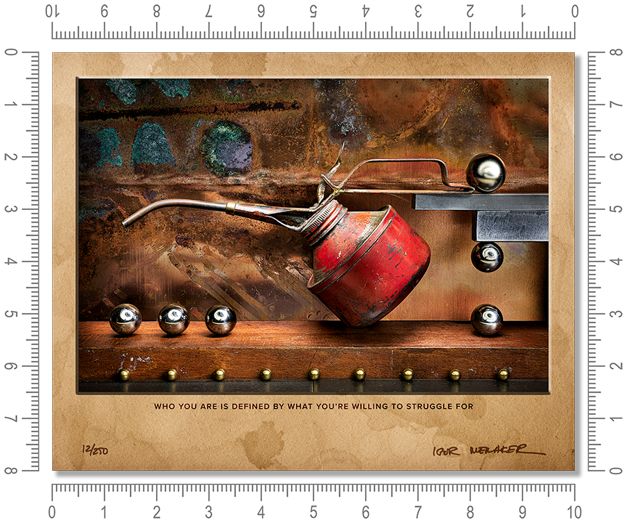 Who you are is defined by what you’re willing to struggle for