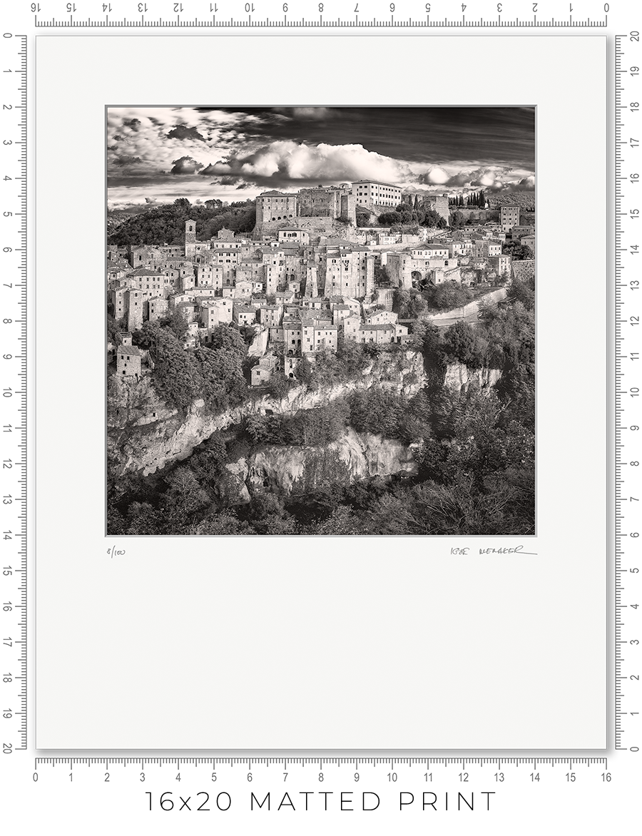 Sorano Sunset - Igor Menaker Fine Art Photography
