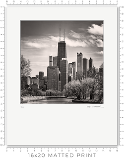 South Lagoon Chicago Skyline