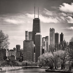 South Lagoon Chicago Skyline
