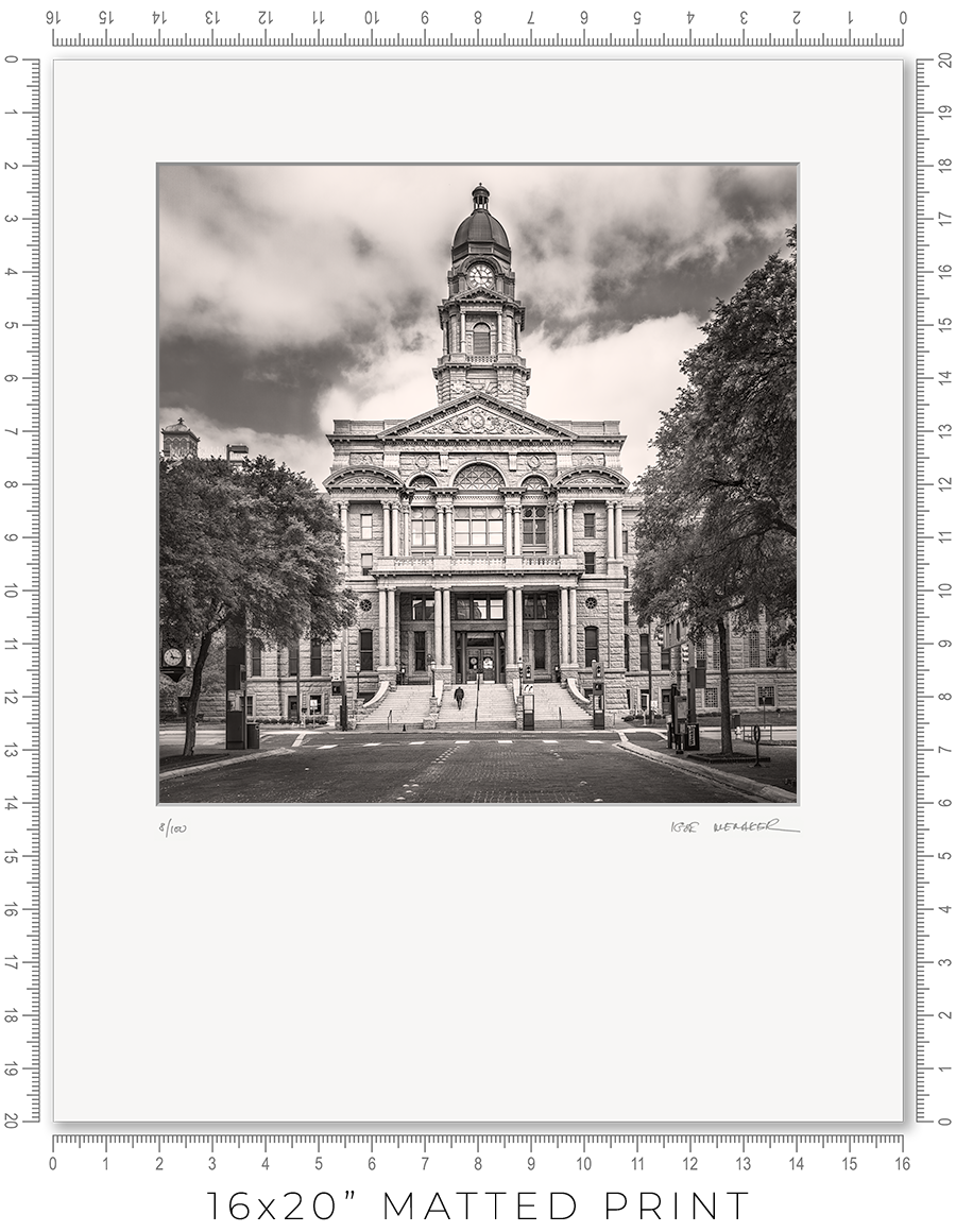 Tarrant County Courthouse in Fort Worth TX - Igor Menaker Fine Art Photography