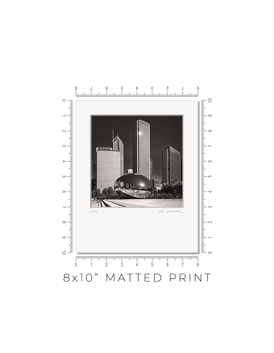 The Bean And The Chicago Skyline - Igor Menaker Fine Art Photography