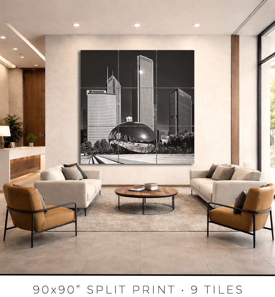 The Bean And The Chicago Skyline - Igor Menaker Fine Art Photography