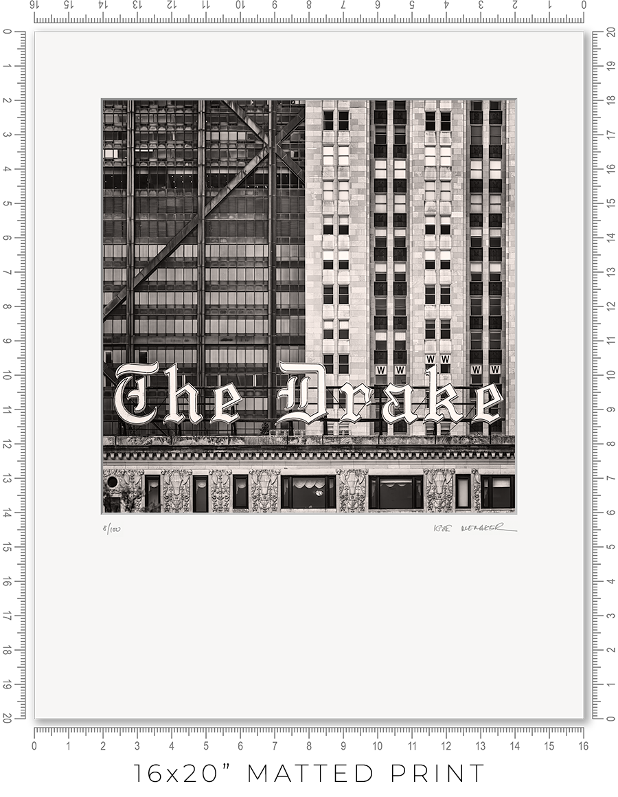 The Drake Hotel Neon Sign - Igor Menaker Fine Art Photography