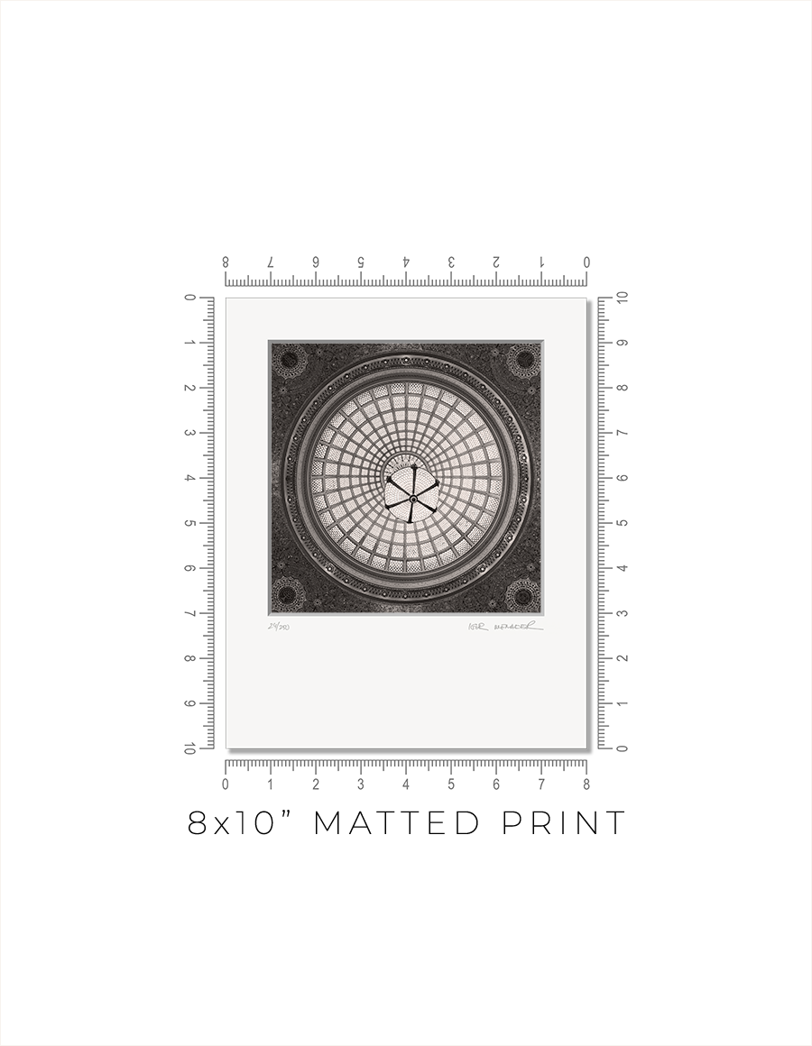 Tiffany Dome Of The Chicago Cultural Center - Igor Menaker Fine Art Photography