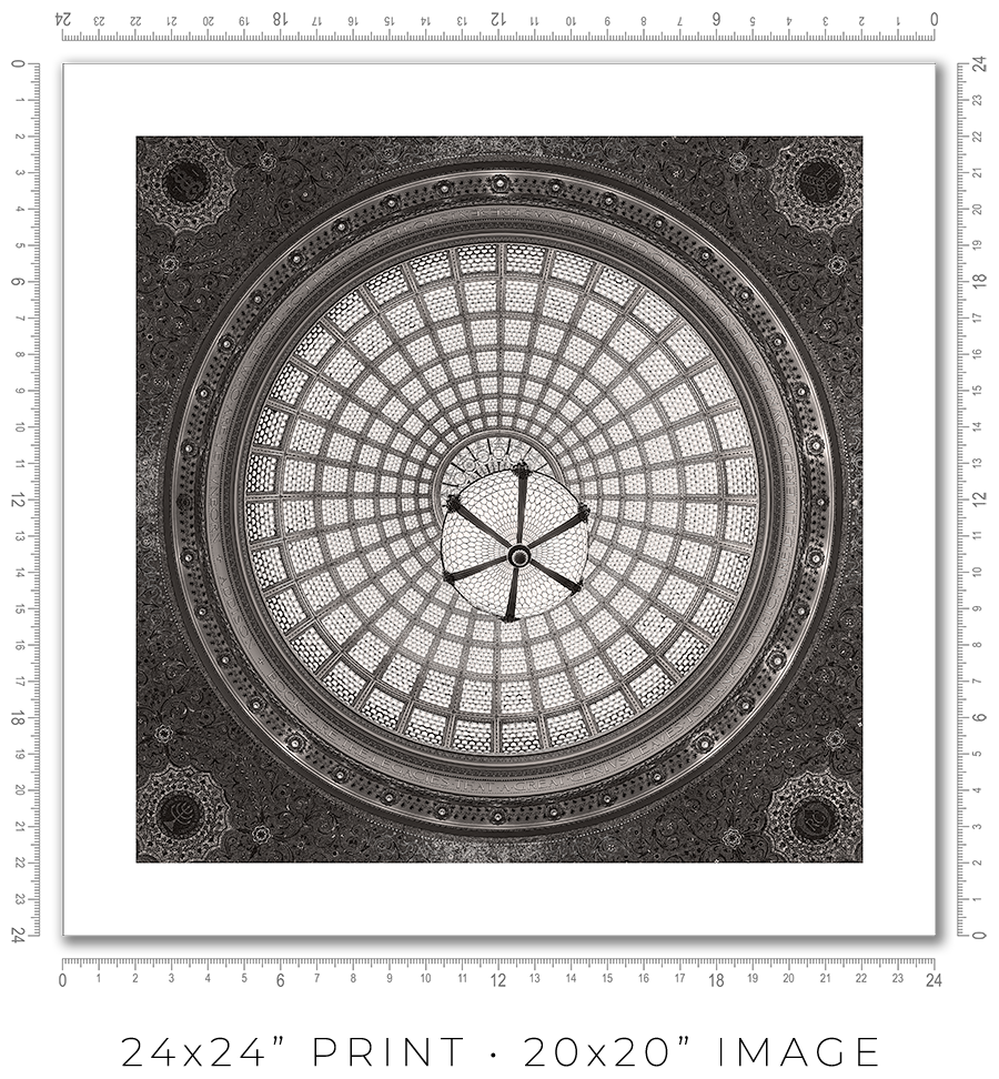 Tiffany Dome Of The Chicago Cultural Center - Igor Menaker Fine Art Photography