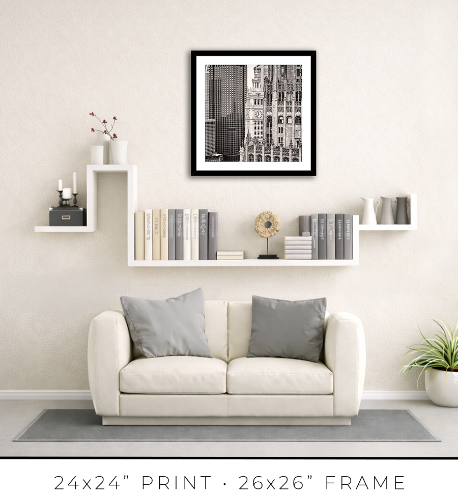 Tribune–Wrigley–Burnett Vertical Alignment - Igor Menaker Fine Art Photography
