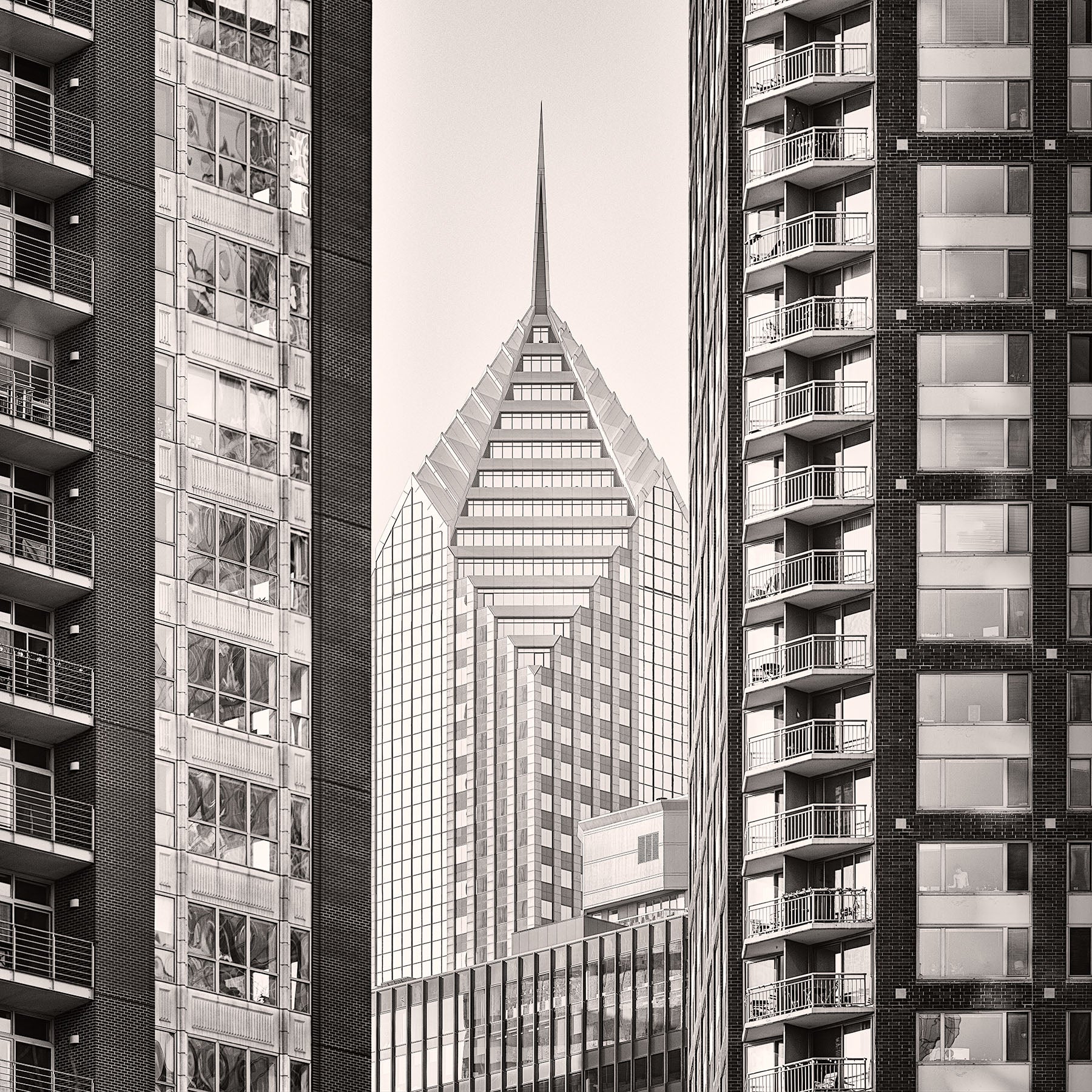 Two Prudential Plaza Crown From River East