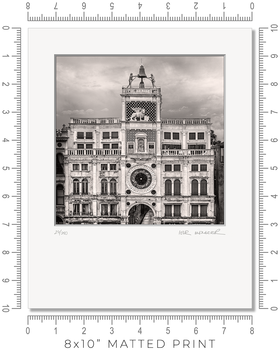 Venice Clock Tower - Igor Menaker Fine Art Photography