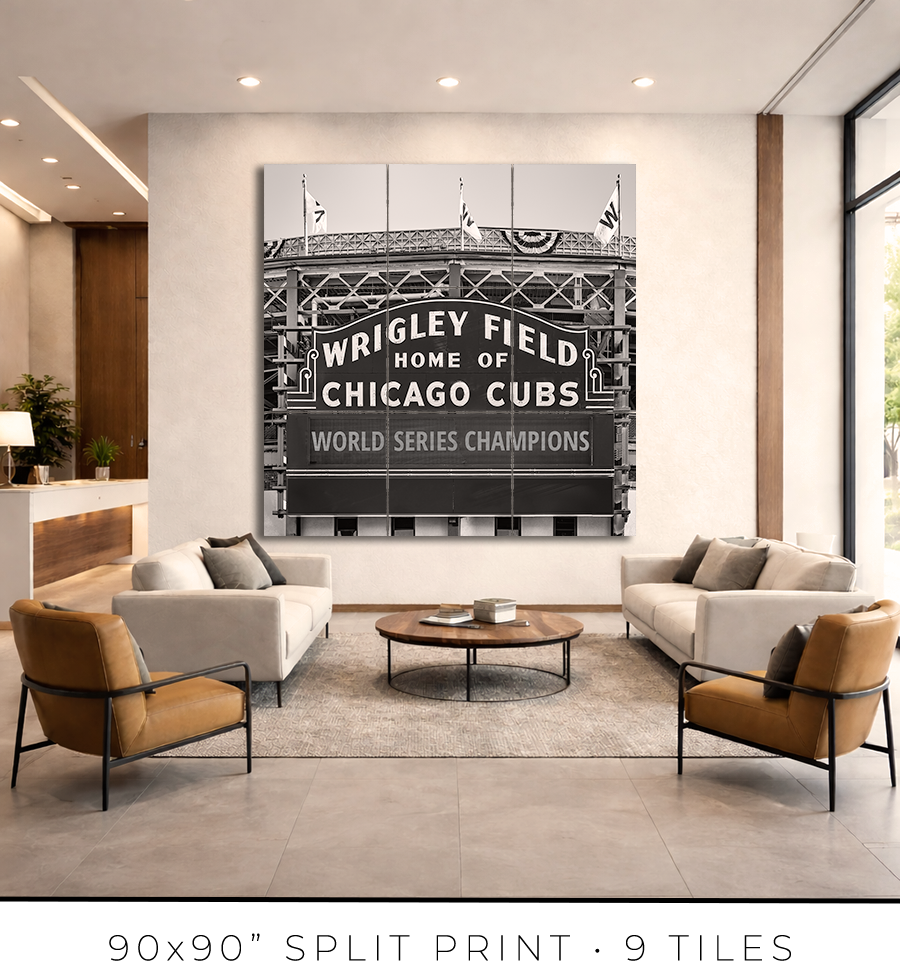 Wrigley Field Marquee - Igor Menaker Fine Art Photography