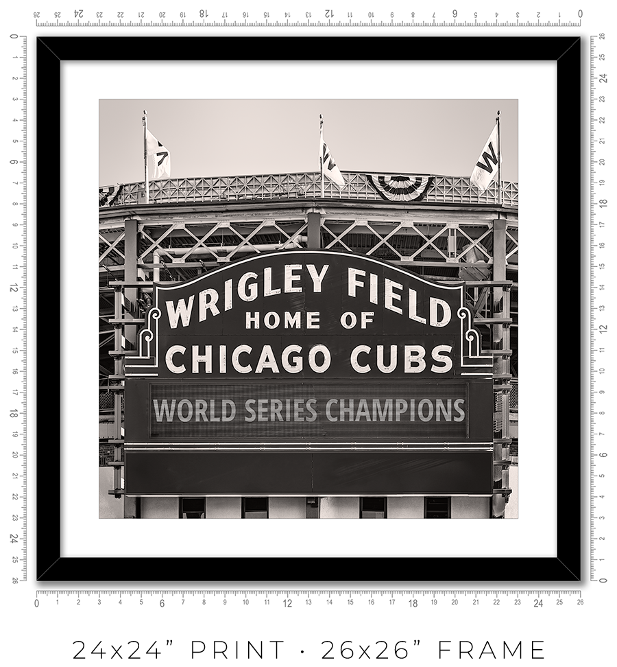 Wrigley Field Marquee - Igor Menaker Fine Art Photography