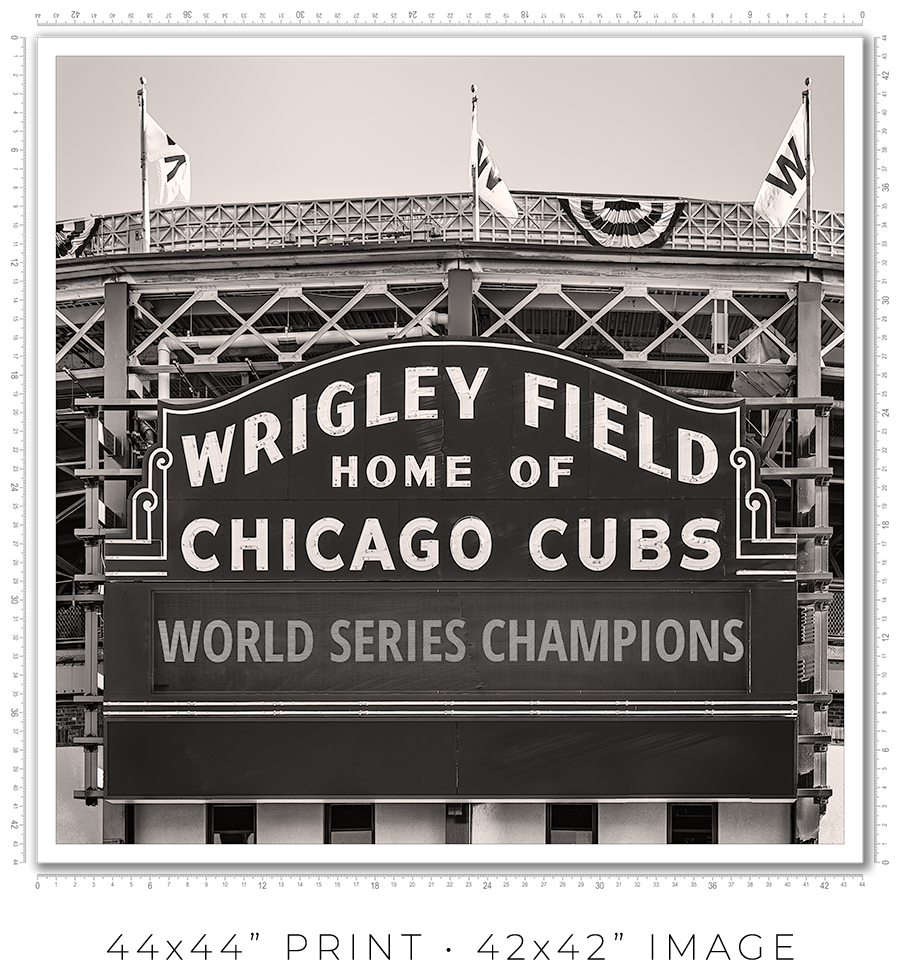 Wrigley Field Marquee - Igor Menaker Fine Art Photography