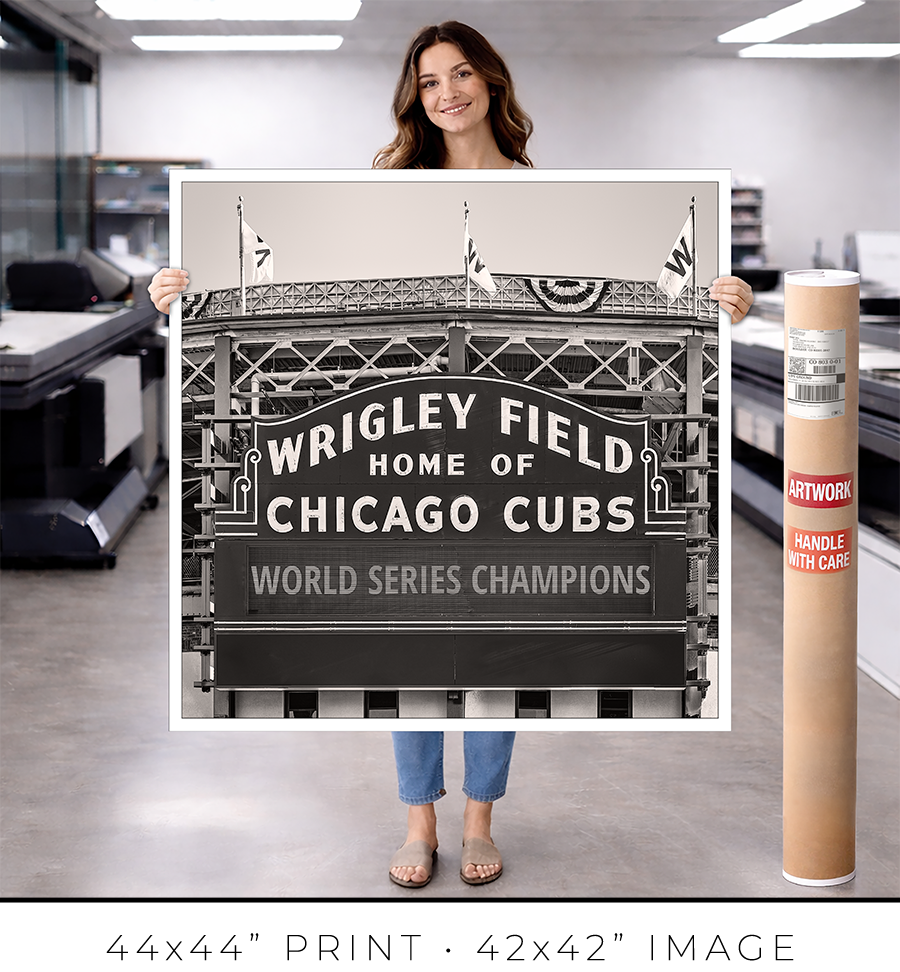 Wrigley Field Marquee - Igor Menaker Fine Art Photography