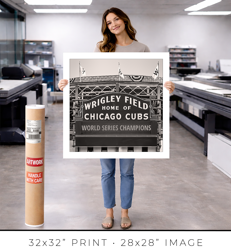 Wrigley Field Marquee - Igor Menaker Fine Art Photography