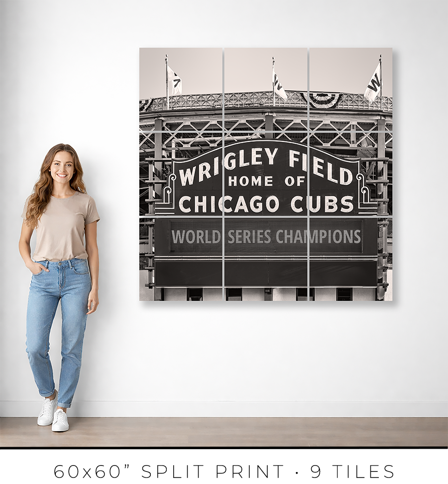 Wrigley Field Marquee - Igor Menaker Fine Art Photography