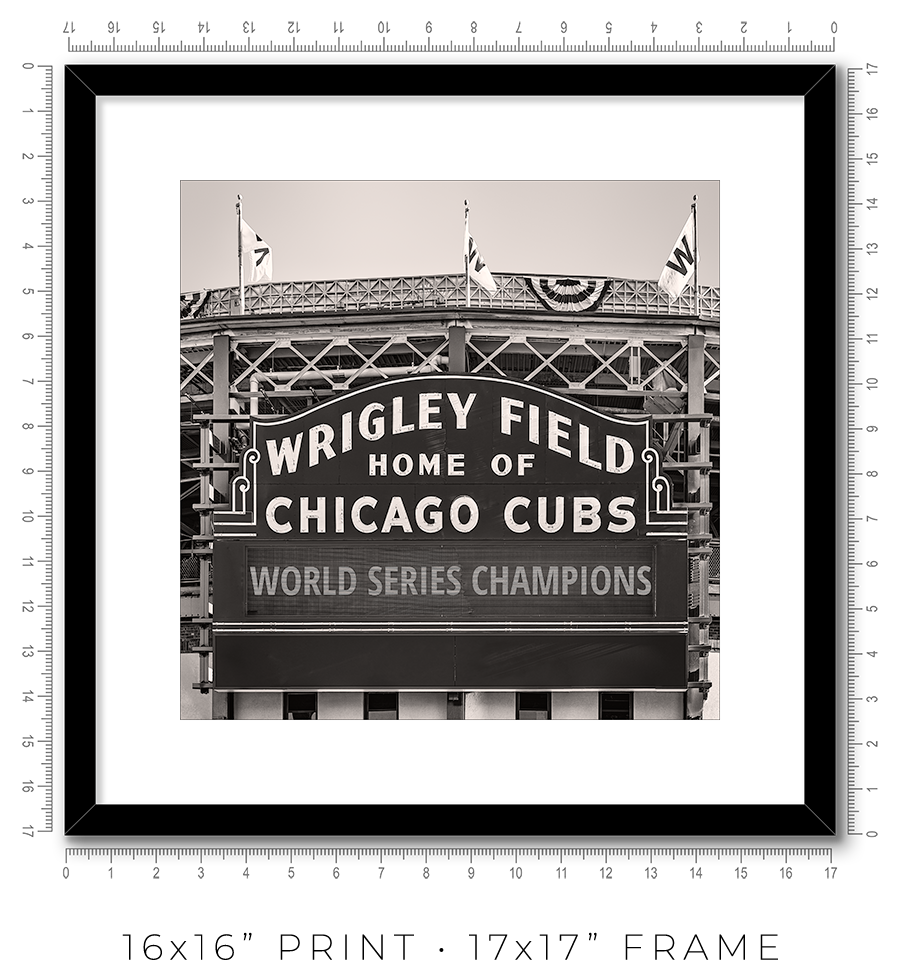 Wrigley Field Marquee - Igor Menaker Fine Art Photography