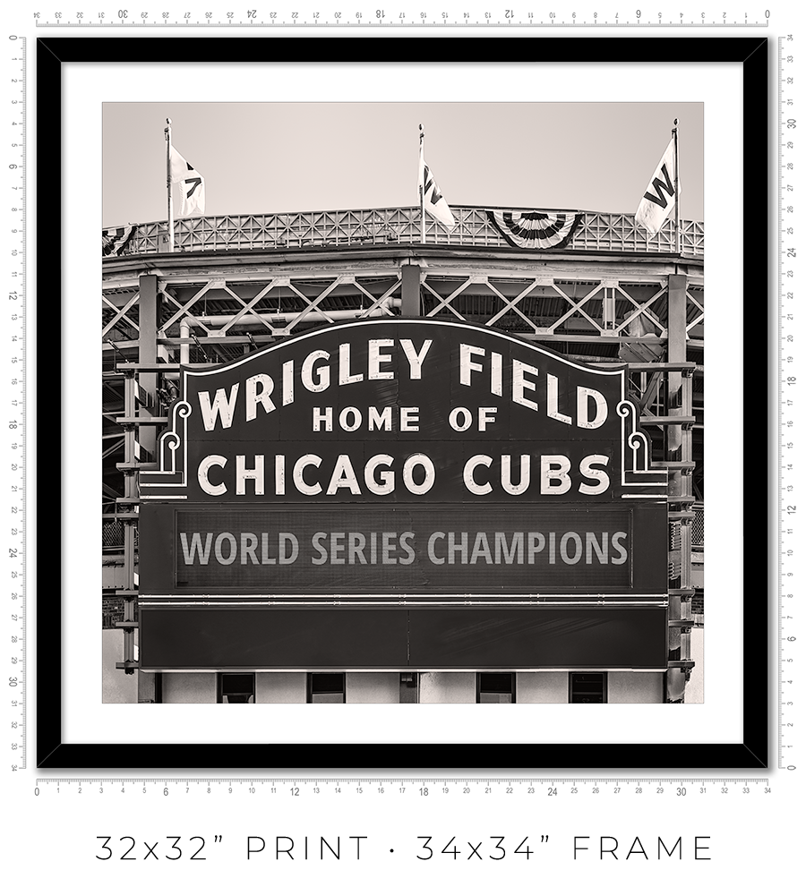 Wrigley Field Marquee - Igor Menaker Fine Art Photography