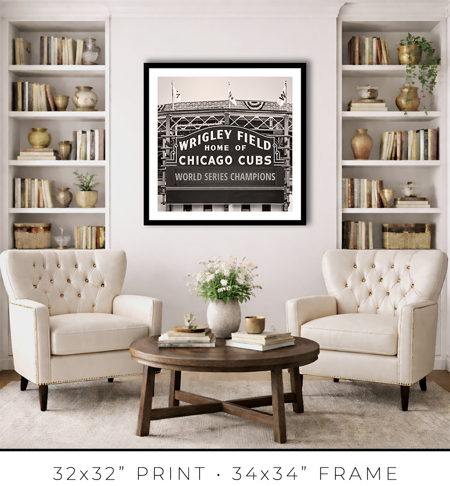 Wrigley Field Marquee - Igor Menaker Fine Art Photography