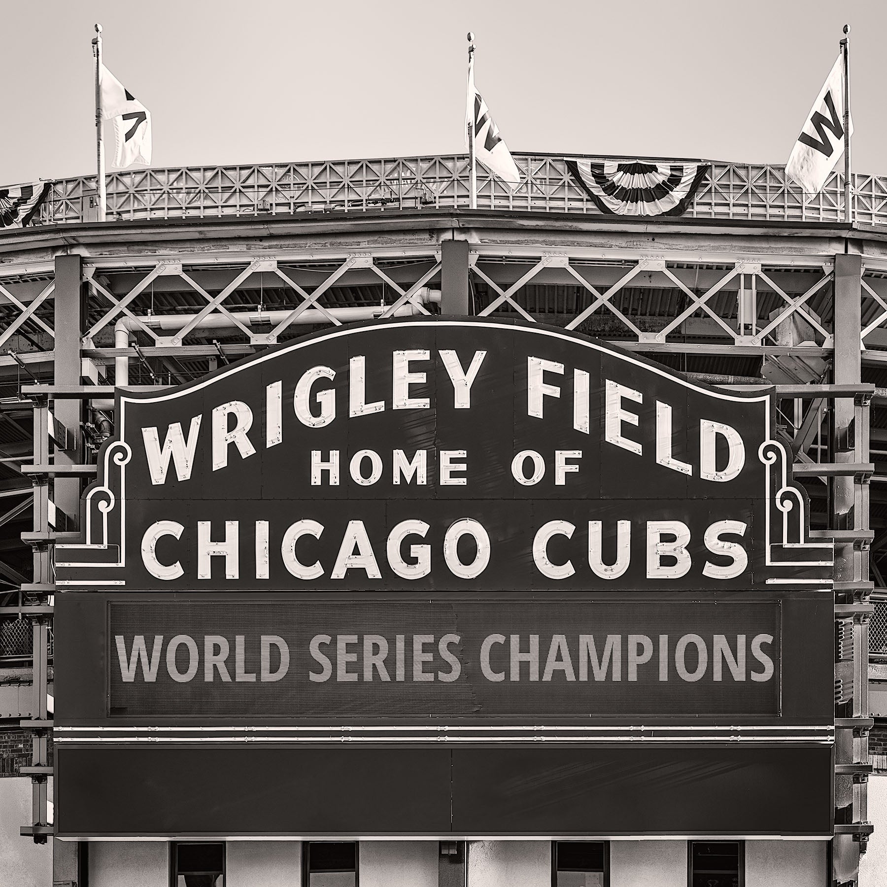 Wrigley Field Marquee - Igor Menaker Fine Art Photography