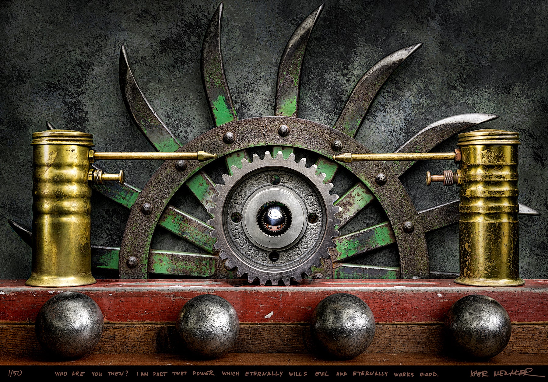 Who are you then? I am part of that power which eternally wills evil and eternally works good.