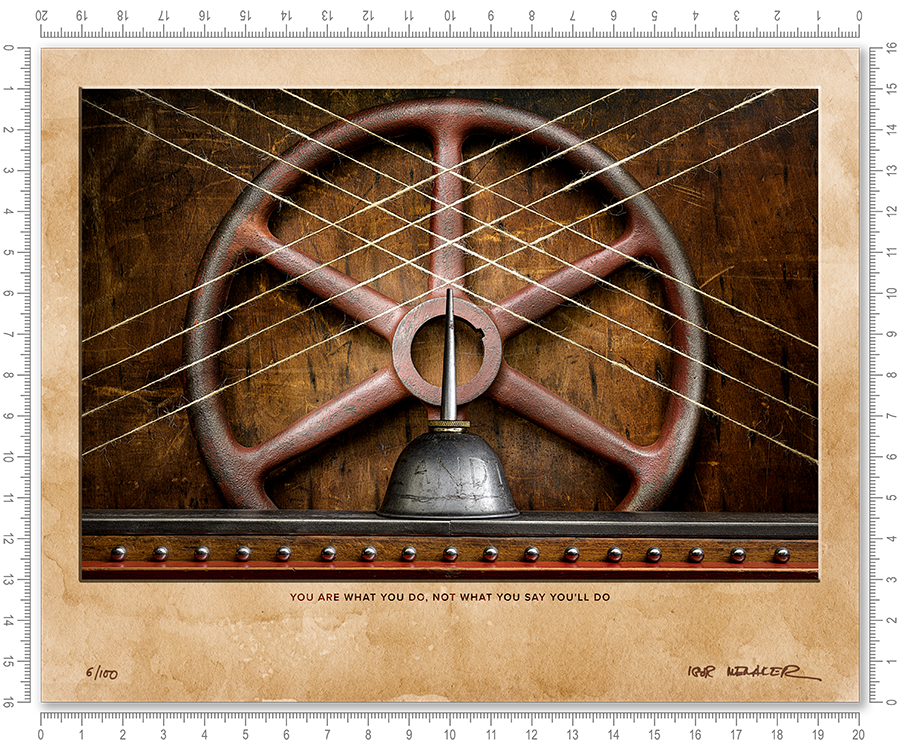 You are what you do, not what you say you'll do