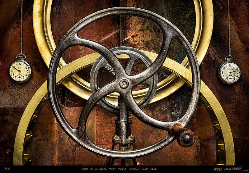 Fate is a wheel that turns without our hand