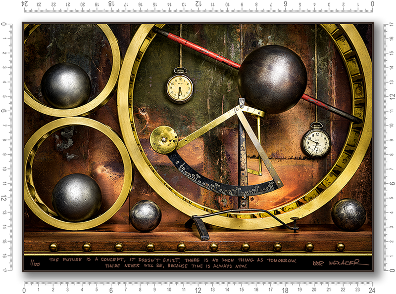 The future is a concept, it doesn't exist. There is no such thing as tomorrow. There never will be, because time is always now.