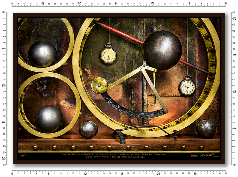 The future is a concept, it doesn't exist. There is no such thing as tomorrow. There never will be, because time is always now.