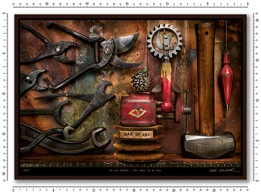 I am not afraid. I was born to do this.