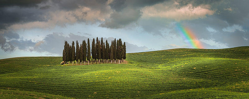 Tempesta di Primavera : Val d'Orcia in Tuscany