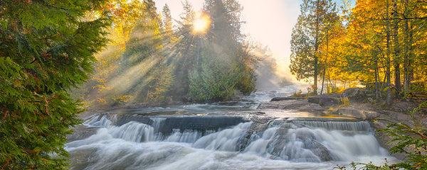 Sun Rays Cutting Through the Mist - Igor Menaker Fine Art Photography