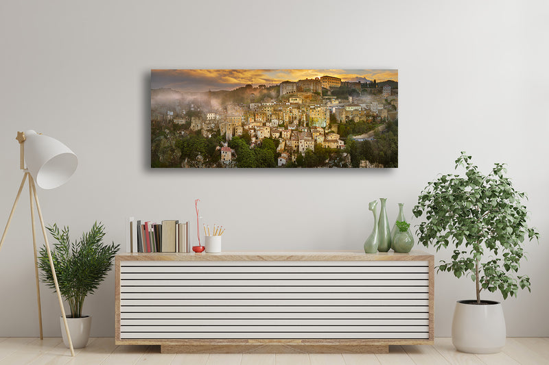 Sunrise over Sorano : Tuscany