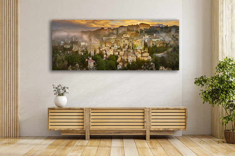 Sunrise over Sorano : Tuscany