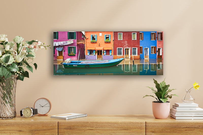 Rainbow Canal : Burano, Venice - Igor Menaker Fine Art Photography