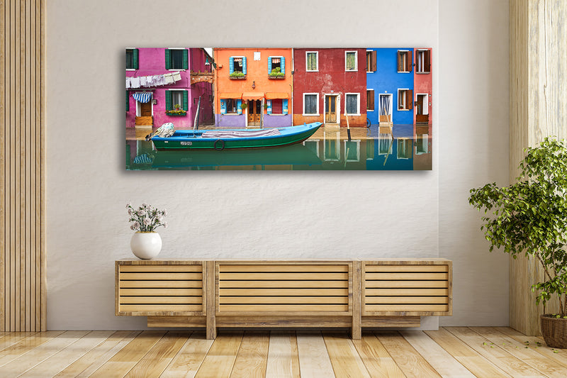 Rainbow Canal : Burano, Venice - Igor Menaker Fine Art Photography