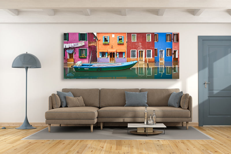 Rainbow Canal : Burano, Venice - Igor Menaker Fine Art Photography