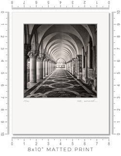 Palazzo Ducale Colonnade - Igor Menaker Fine Art Photography